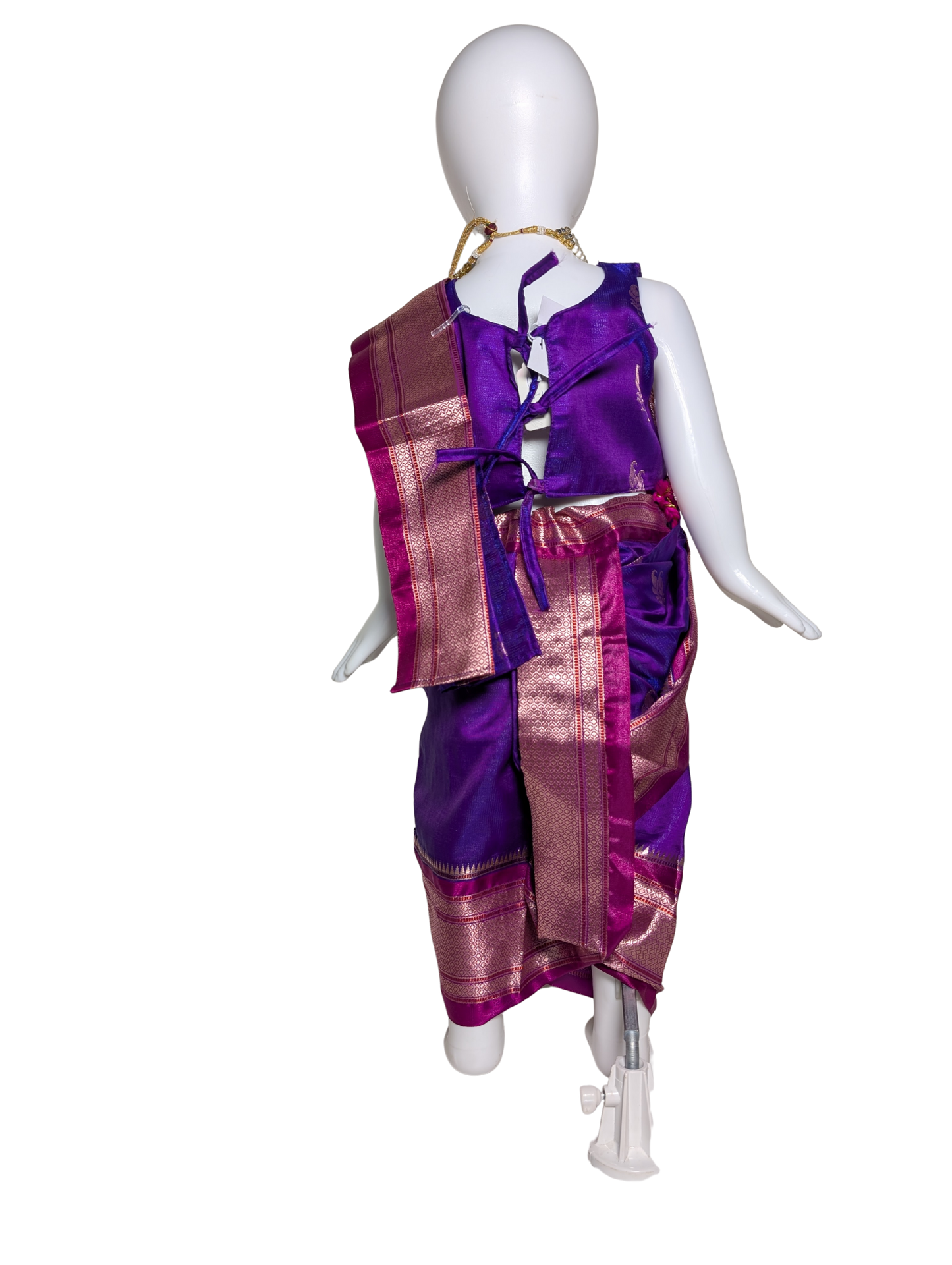 Violet Pre-Stitched Nauvari